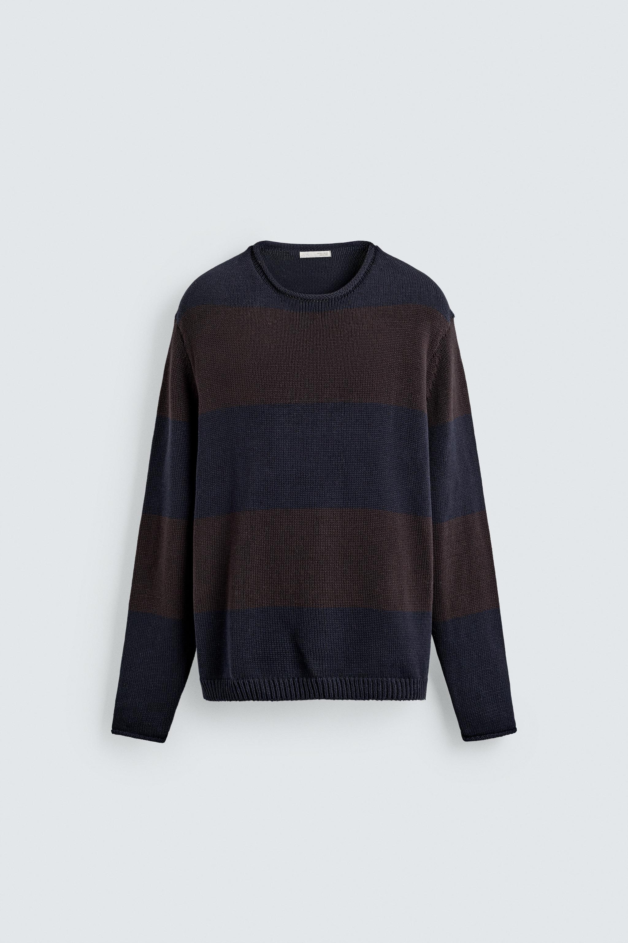 PULL EN JACQUARD À RAYURES